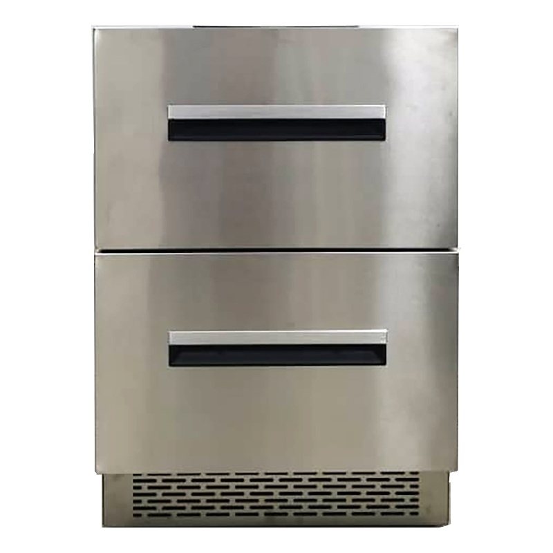Equator Advanced Appliances 11.5 Cu.Ft Real Stainless Bottom Freezer Refrigerator