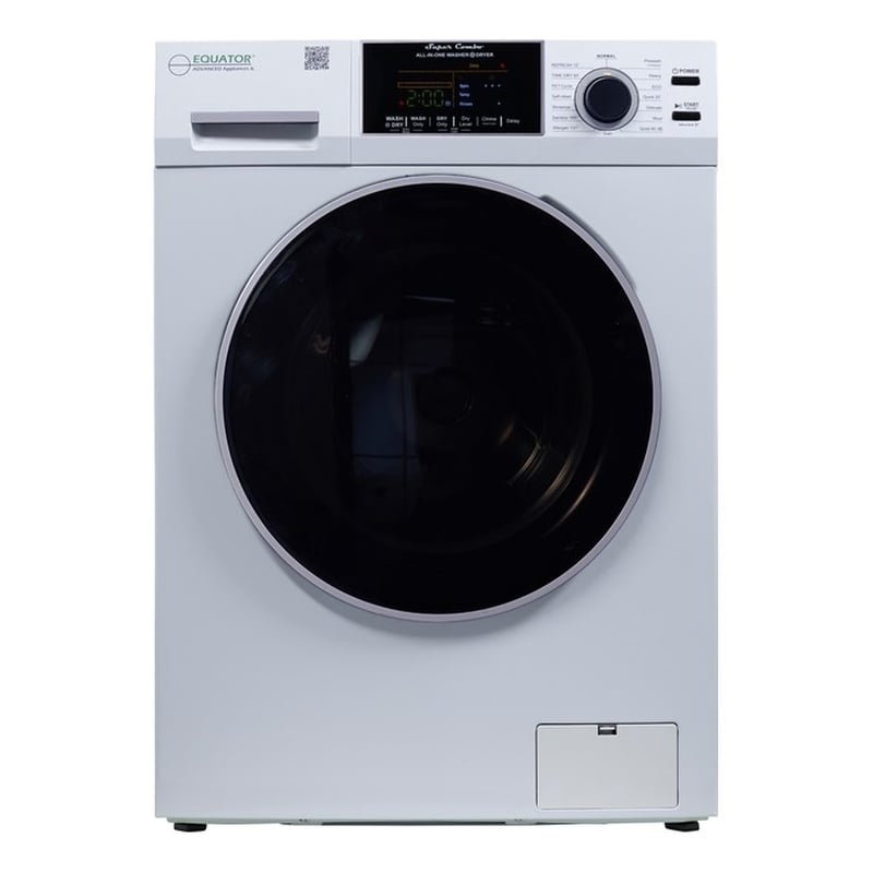 Equator Advanced Appliances 1.62cf Plastic Washer Dryer in White