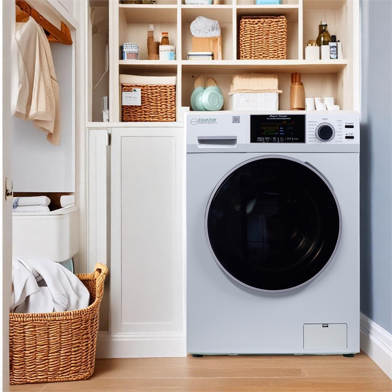 Equator Advanced Appliances 1.62cf Plastic Washer Dryer in White