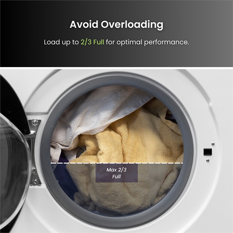 Equator Advanced Appliances 1.62cf Plastic Washer Dryer in White