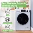 Equator Advanced Appliances 1.62cf Plastic Washer Dryer in White