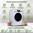 Equator Advanced Appliances 1.62cf Plastic Washer Dryer in White