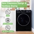 Equator Advanced Appliances 1.62cf Plastic Washer Dryer in Black