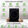 Equator Advanced Appliances 1.62cf Plastic Washer Dryer in Black
