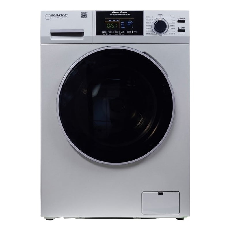 Equator Advanced Appliances 1.62cf Plastic Washer Dryer in Silver