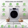 Equator Advanced Appliances 1.62cf Plastic Washer Dryer in Silver
