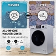 Equator Advanced Appliances 1.62cf Plastic Washer Dryer in Silver