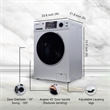 Equator Advanced Appliances 1.62cf Plastic Washer Dryer in Silver