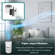 Equator 4.6lbs air purifier and air sterilizer/quiet standing with smoke removal
