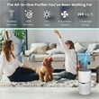 Equator 4.6lbs air purifier and air sterilizer/quiet standing with smoke removal