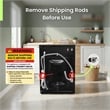 Equator 1.6 cu.ft./15 lbs Black 110V Front load Washer 15 programs + Pet Cycle