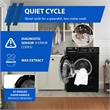 Equator 1.6 cu.ft./15 lbs Black 110V Front load Washer 15 programs + Pet Cycle