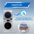 Equator 110V 1.6 cf Washer & 110V 3.5cf Vented Digital Sensor Dryer in Silver