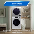 Equator 110V 1.6 cf Washer & 110V 3.5cf Vented Digital Sensor Dryer in Silver