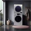 Equator 110V 1.6 cf Washer & 110V 3.5cf Vented Digital Sensor Dryer in Silver