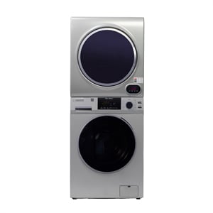 Equator 110V 1.6 cf Washer & 110V 3.5cf Vented Digital Sensor Dryer in Silver