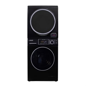 Equator 110V 1.6 cf Washer & 110V 3.5cf Vented Digital Sensor Dryer in Black
