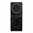 Equator 110V 1.6 cf Washer & 110V 3.5cf Vented Digital Sensor Dryer in Black