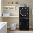 Equator 110V 1.6 cf Washer & 110V 3.5cf Vented Digital Sensor Dryer in Black
