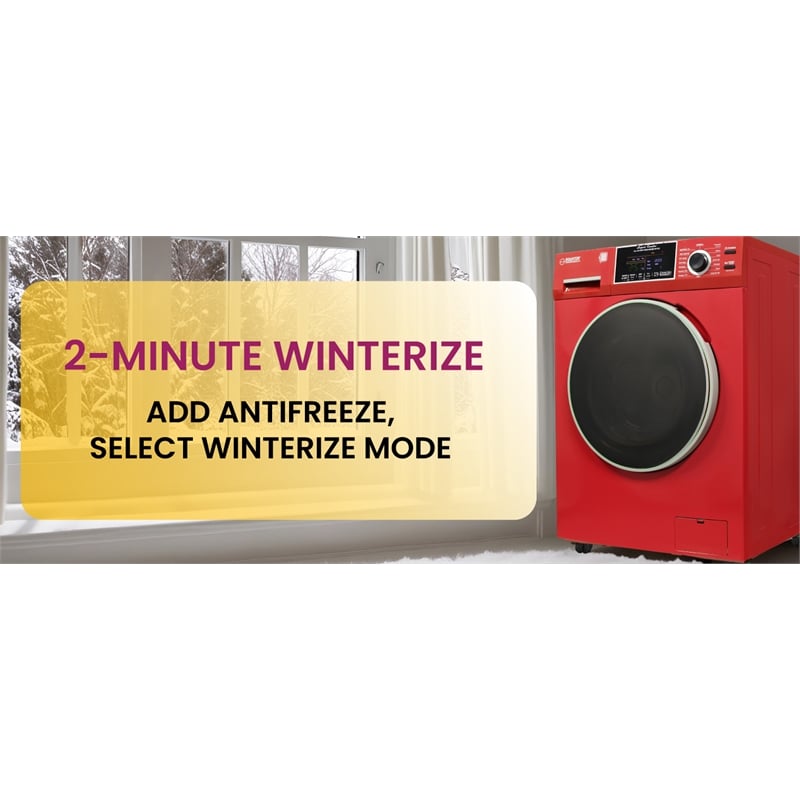 Equator All-in-One Washer Dryer VENTLESS/VENTED PET 1.62cf+Portability Kit