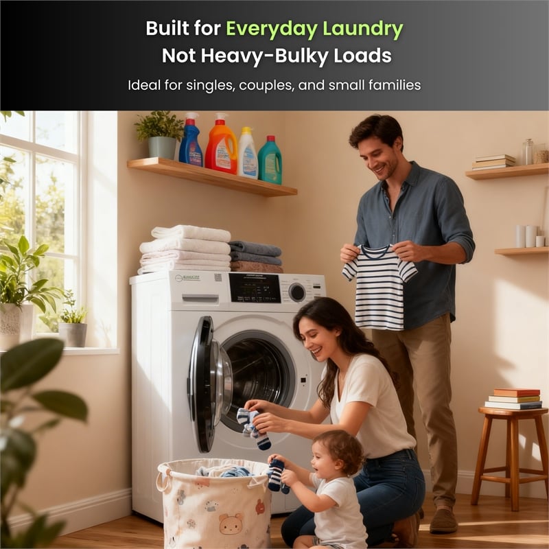 Equator All-in-One Washer Dryer VENTED-DRY  FASTER than Condense 15lb 110V