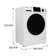 Equator All-in-One Washer Dryer VENTED-DRY  FASTER than Condense 15lb 110V