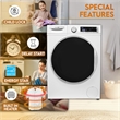 ConServ Washer 2.2cf AUTOSENSE 1400 RPM 15 programs Sanitize LED Display 120V