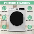 ConServ Washer 2.2cf AUTOSENSE 1400 RPM 15 programs Sanitize LED Display 120V