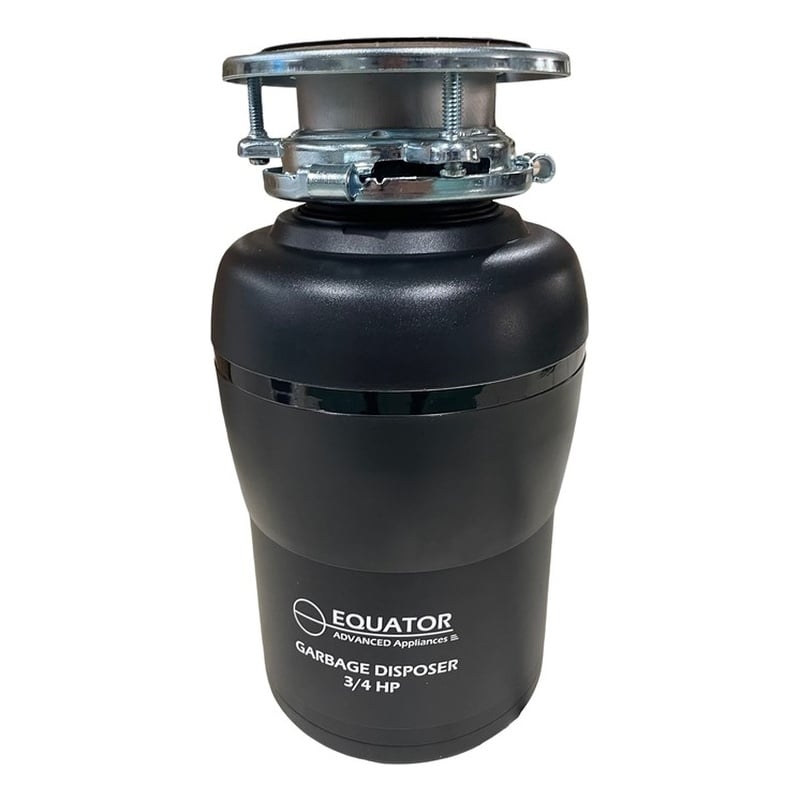 Equator Garbage Disposer 3/4HP ULTRA QUIET 65 dB 2 Stage Grinding 1700 rpm 110V