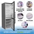 Conserv 12cf No Frost Bottom Freezer Refrigerator Wine Rack GARAGE READY E-Star