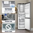 Bottom Mount Refrigerator-Freezer w/ICE MAKER Frost Free Reversible 110V - EStar