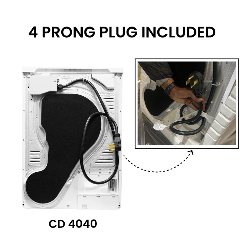 ConServ 4cf Dryer Condensing/Ventless Sanitize LED Display Rev. Door 220V EStar