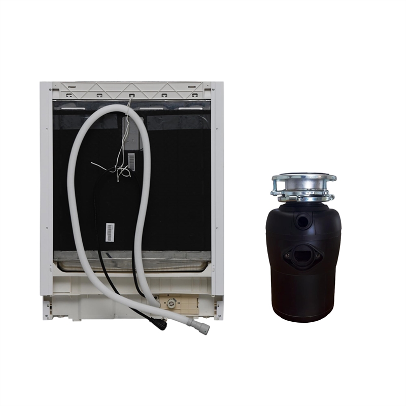 Equator 24 in Dishwasher 14 place + 3/4 HP Garbage Disposer 51dB 110V E-Star ADA