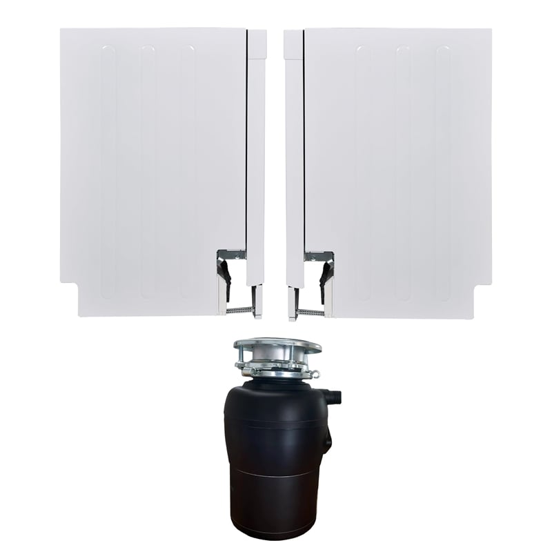 Equator 18 in Dishwasher 10 place QUIET 110V E-Star ADA+3/4 HP Garbage Disposer