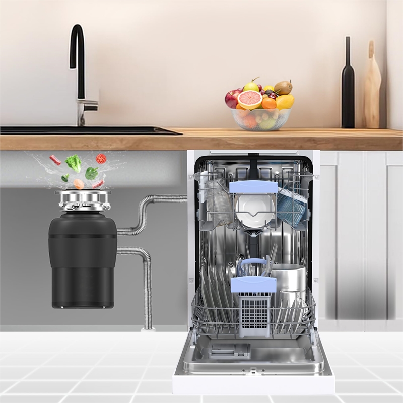 Equator 18 in Dishwasher 10 place QUIET 110V E-Star ADA+3/4 HP Garbage Disposer