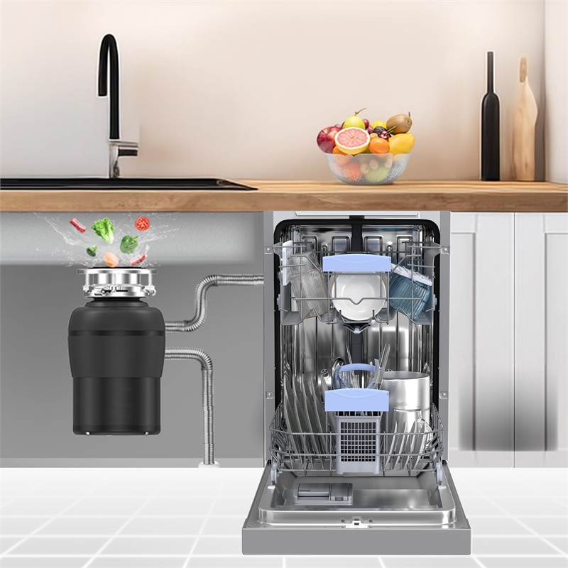 Equator 18 in Dishwasher 10 place QUIET 110V E-Star ADA+3/4 HP Garbage Disposer