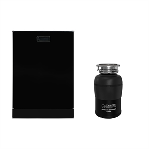 Equator 24 in Dishwasher 15 place QUIET 110V E-Star ADA+3/4 HP Garbage Disposer