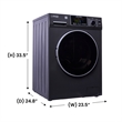 All-In-One CONVERTIBLE Washer-Dryer 18lb/1.9cf SANITIZE  PET Cycle 1400RPM