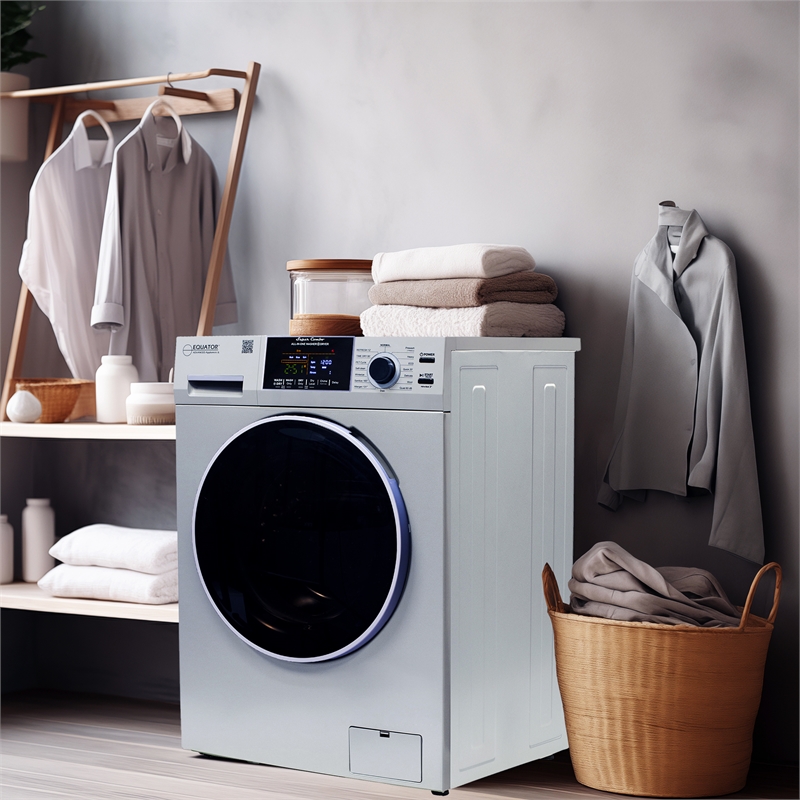 Equator All-in-One Washer Dryer VENTED-DRY  FASTER than Condense 15lb 110V