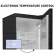 Conserv 12cf No Frost Bottom Freezer Refrigerator Wine Rack GARAGE READY E-Star