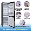 Conserv 12cf No Frost Bottom Freezer Refrigerator Wine Rack GARAGE READY E-Star