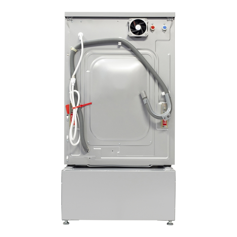 All-in-One Washer Dryer VENTED-DRY FASTER than Condense 15lb 110V + Pedestal