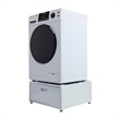 All-in-one Washer Dryer CONVERTIBLE PET Sanitize Cycle 15 lbs 1400RPM+Pedestal