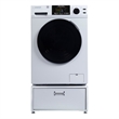 All-in-one Washer Dryer CONVERTIBLE PET Sanitize Cycle 15 lbs 1400RPM+Pedestal
