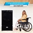 All-in-one Washer Dryer CONVERTIBLE PET Sanitize Cycle 15 lbs 1400RPM+Pedestal