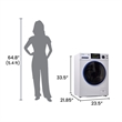 Marine Washer ANTI CORROSION 1.62 cf/15 lbs. 1400 RPM Salt Wash Sanitize 110V