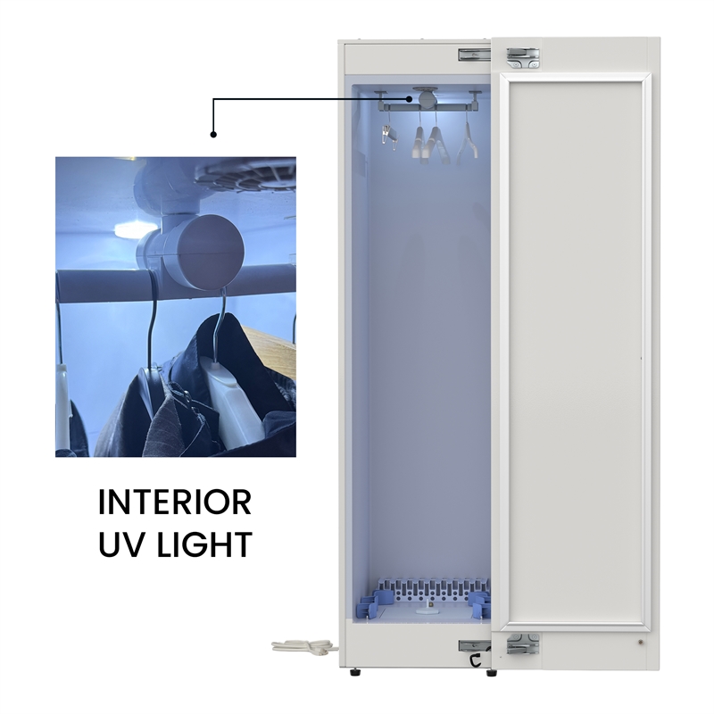 Equator Steam Dryer Closet REMOVE WRINKLES Sanitize Deodorize Refresh Slim110V