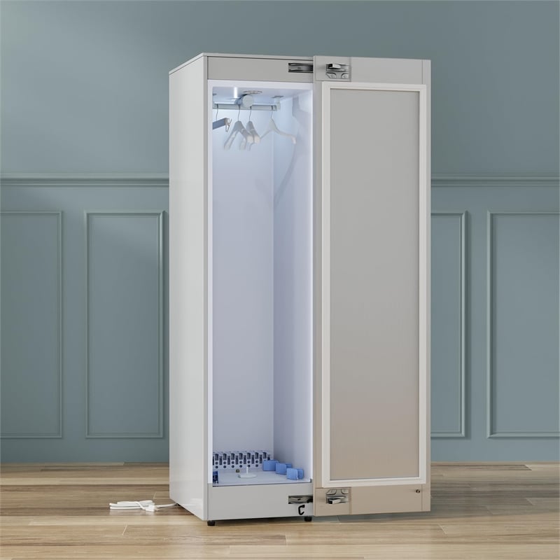 Equator Steam Dryer Closet REMOVE WRINKLES Sanitize Deodorize Refresh Slim110V