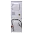 MARINE ANTI CORROSION Stackable Compact Washer 1.6cf+Sensor Dryer 3.1cf 110V