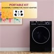 Equator All-in-One Washer Dryer VENTLESS/VENTED PET 1.62cf/15lbs+Portability Kit
